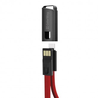 Кабель ColorWay USB-USB Type-C, 2.4А, 0.22м, Red 
 
Отправка данного товара прои. . фото 4