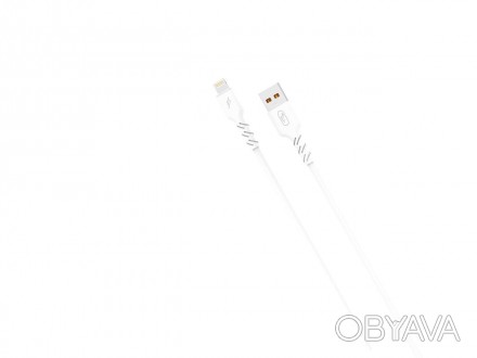 Кабель SkyDolphin S07L TPE High Elastic Line USB - Lightning 1м, White 
 
Отправ. . фото 1