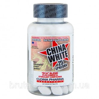 Cloma Pharma China White 25 (100tab). Харьков. фото 1 Cloma Pharma China White 25 (100tab). Харьков. фото 1