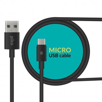 Кабель Piko CB-UM11 USB-microUSB 0.2м Black 
 
Отправка данного товара производи. . фото 2