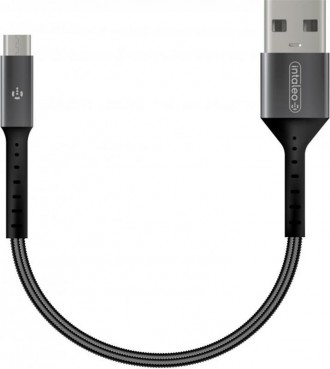 Кабель Intaleo CB0 USB-microUSB 0.2м Black/Grey 
 
Отправка данного товара произ. . фото 2