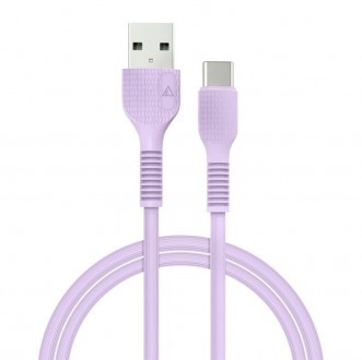 Кабель ACCLAB AL-CBCOLOR-T1PP USB-USB Type-C 1.2м Purple 
 
Отправка данного тов. . фото 2