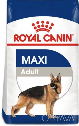 Опис 
Сухий корм для собак Royal Canin Maxi Adult великих порід старше 15 місяці. . фото 1