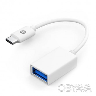 Перехідник HP USB3.1 Type-C - USB (OTG) (DHC-TC105) з технологією USB On-The-Go . . фото 1