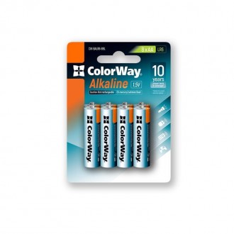 Батарейка ColorWay Alkaline Power AA/LR06 BL 8шт 
 
Отправка данного товара прои. . фото 2