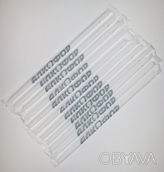 Пластиковые одноразовые мундштуки-трубочки для алкотестеров АлкоФор. Работают в . . фото 1
