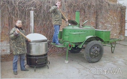 Печь Варочная Полевая ПВП на дровах.
  Приготовление вареных , тушоных и жарены. . фото 1