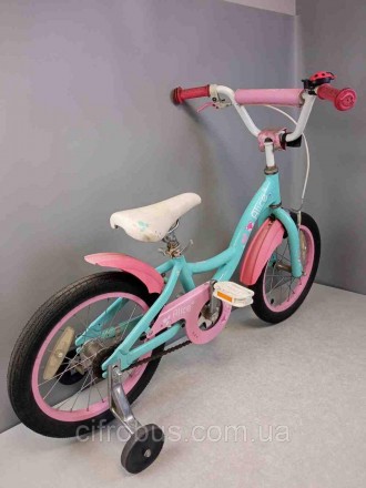 Pride Alice 16 — яскравий і дуже зручний велосипед для дівчат з ростом 90-110 см. . фото 2