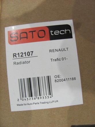Радиатор системы охлаждения Renault Trafic / Opel Vivaro / Nissan Primastar 2.0d. . фото 6