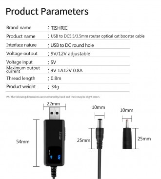 Модуль USB Power Boost Line, що підвищує напругу, від 5 В постійного струму до 1. . фото 3