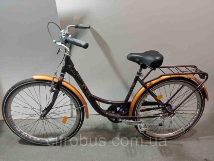 Женский городской велосипед, размер рамы: 17.5 дюйм, рама: сталь, колеса 26 дюйм. . фото 2