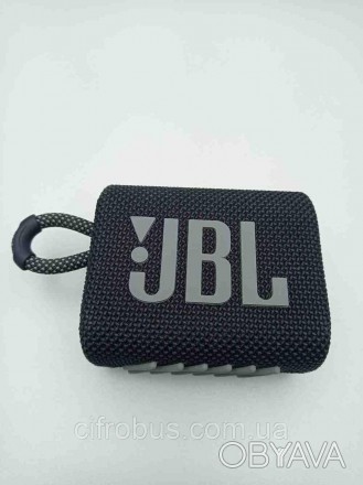 Портативна колонка JBL GO 3 Black (JBLGO3BLK) розроблена для активних людей, які. . фото 1
