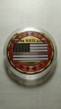 Колекційна монета Виклик пожежників. США. Монета нова. Капсула не відкривалася. . . фото 3