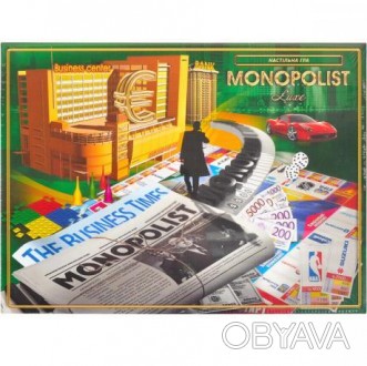 Настільна економічна гра "Monopolist". Вік +8. Комплектація: ігрове поле, фішки . . фото 1