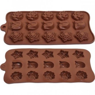 Силіконова форма використовується для приготування шоколадних цукерок, желе або . . фото 2