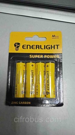 Батарейка AA 1.5V R6 Super Power Enerlight 4шт.
Служат для автономного электропи. . фото 2