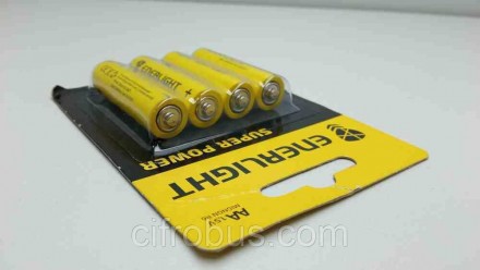 Батарейка AA 1.5V R6 Super Power Enerlight 4шт.
Служат для автономного электропи. . фото 7