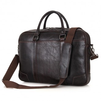 Практична чоловіча шкіряна сумка 7349Q - це відмінний варіант для офісу, для діл. . фото 2