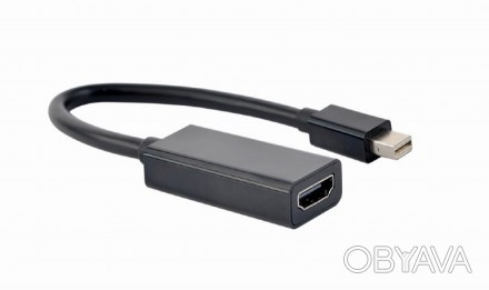 Адаптер Cablexpert MiniDisplayPort-HDMI, 0.15м 
 
Отправка данного товара произв. . фото 1