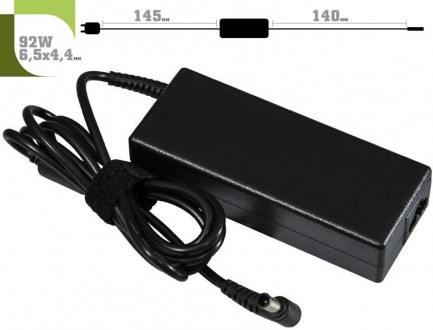 Блок живлення 1StCharger для ноутбука Sony 19.5V 92W 4.7A 6.5х4.4мм + каб.живл. . . фото 2