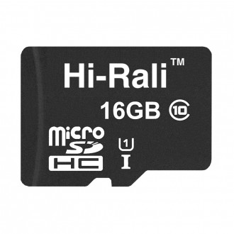 Карта пам`ятi MicroSDHC 16GB UHS-I Class 10 Hi-Rali 
 
Отправка данного товара п. . фото 2