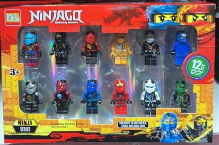 Игровой набор героев "Ninjago", минифигурки 12 шт, в кор. /120/. Харків. фото 1 Игровой набор героев "Ninjago", минифигурки 12 шт, в кор. /120/. Харків. фото 1