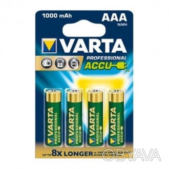 Акумулятор Varta Rechargeable Accu AAA/HR03 NI-MH 1000 mAh BL 4шт 
 
Отправка да. . фото 1