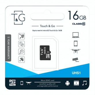 Карта пам`ятi MicroSDHC 16GB UHS-I Class 10 TG 
 
Отправка данного товара произв. . фото 3