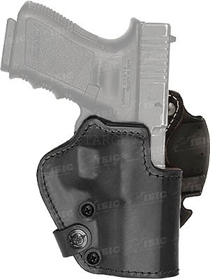 Кобура Front Line LKC для Glock 21/20. Материал - Kydex/кожа/замша. Цвет - черны. . фото 2