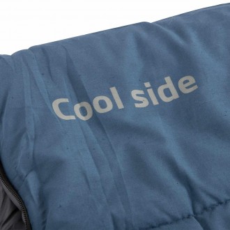Двухсторонний спальный мешок Bo-Camp Vendeen XL Cool/Warm Silver имеет увеличенн. . фото 7