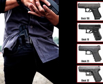 Кобура Cytac IWB для Glock 19 / 23 / 32 скрытого ношения
Кобура I-Mini-guard бол. . фото 7