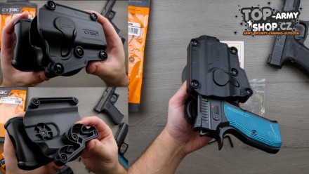 Кобура полимерная CYTAC MEGA FIT HOLSTER – COMPACT для компактных пистолетов ЗЕЛ. . фото 4