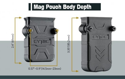 Полимерный подсумок для пистолетного магазина Cytac CY-MP-UUBT
Universal Single . . фото 6