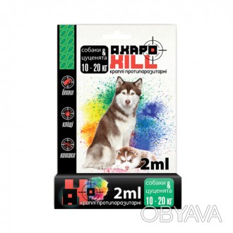 Дозування залежить від ваги тварини:
кішки — 0,7 мл;
собаки вагою до 10 кг — 1 м. . фото 1