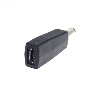 Переходник штекера питания micro USB (мама) на 5.5х2.1 мм (папа) Ningbo Kepo RL-. . фото 4