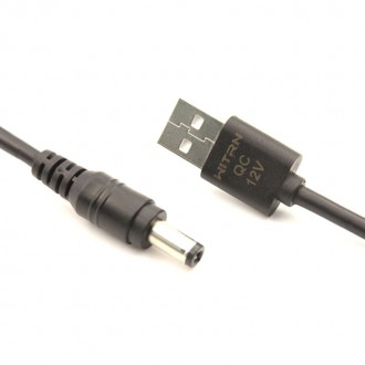 PD кабель USB QC 2.0/3.0 DC 12V, тригер напруги та універсальний штекер 5,5х2,1/. . фото 3