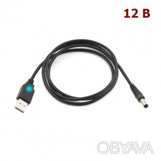 PD кабель USB QC 2.0/3.0 DC 12V, тригер напруги та універсальний штекер 5,5х2,1/. . фото 1
