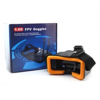 FPV очки - шлем бюджетные для квадрокоптера и авиамоделей Goggles VR009 5.8ГГц D. . фото 8