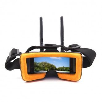 FPV очки - шлем бюджетные для квадрокоптера и авиамоделей Goggles VR009 5.8ГГц D. . фото 2