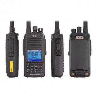 Рація цифрова TYT MD-UV390GPS 5W PRO серія VHF/UHF/GPS, 3000ch, USB, скромблер, . . фото 4
