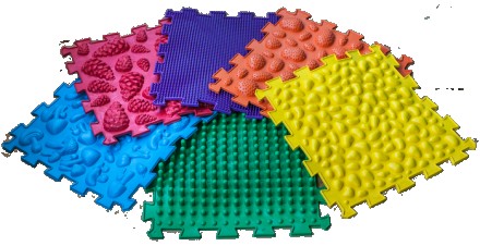 Килимок масажний "Пазли Мікс".
Масажний килимок складається з 14 пазлів, виробля. . фото 7