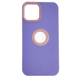 Чохол Silicone Hole Case iPhone 13 Light Violet. Бородянка. фото 1 Чохол Silicone Hole Case iPhone 13 Light Violet. Бородянка. фото 1