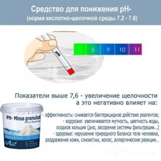 Свойства препаратов Действие: ✓ средство для понижения уровня pH Функциональност. . фото 3