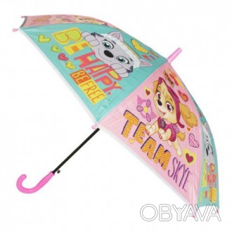 Яркий зонтик с красивым насыщенным принтом в стиле популярного мультфильма "Щеня. . фото 1