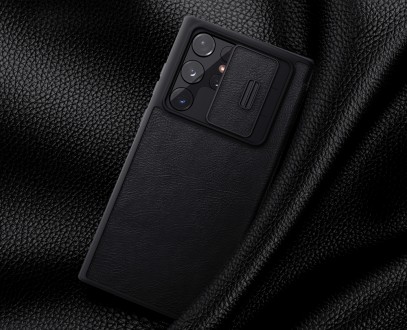  Шкіряний чохол книжка Nillkin Qin Pro Leather Case для Samsung Galaxy S22 Ultra. . фото 8