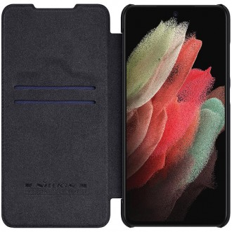  Шкіряний чохол книжка Nillkin Qin Pro Leather Case для Samsung Galaxy S22 Ultra. . фото 7