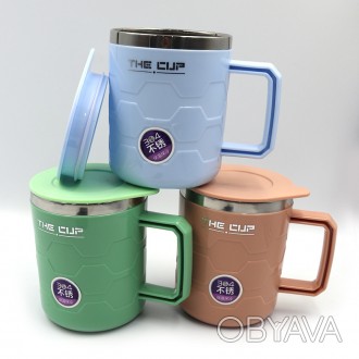 Термокружка "The Cup" 400ml, mix 1шт/этик. . фото 1
