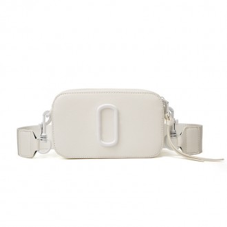 Женская прямоугольная сумка кросс-боди на широком ремне белая. Дніпро. фото 1