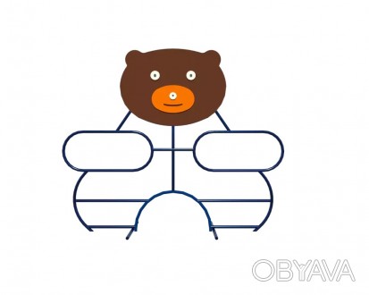Интересная лазалка Медвежонок- отличный вариант физических игр для детей. Эксплу. . фото 1