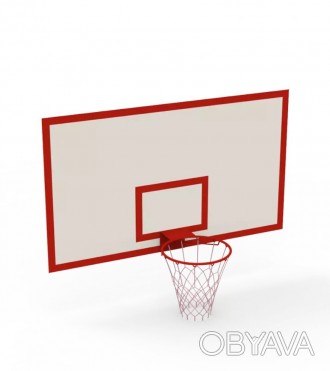 Баскетбольный щит ТМ Kidigo, свободно крепится на дверь или стену, изготовлен ис. . фото 1